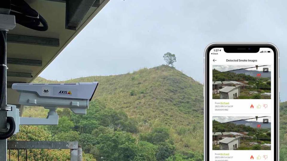 AI wildfire detection camera and app used in Brazil