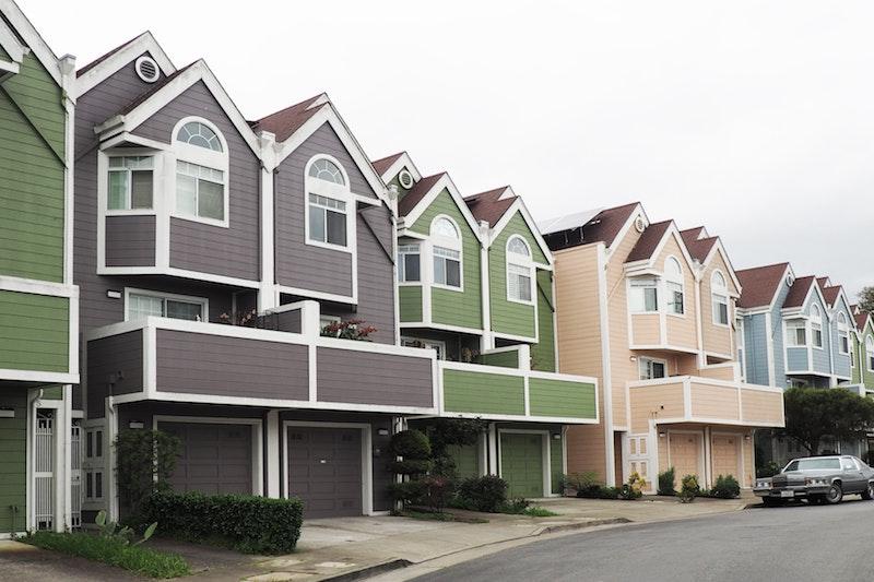 A row of houses