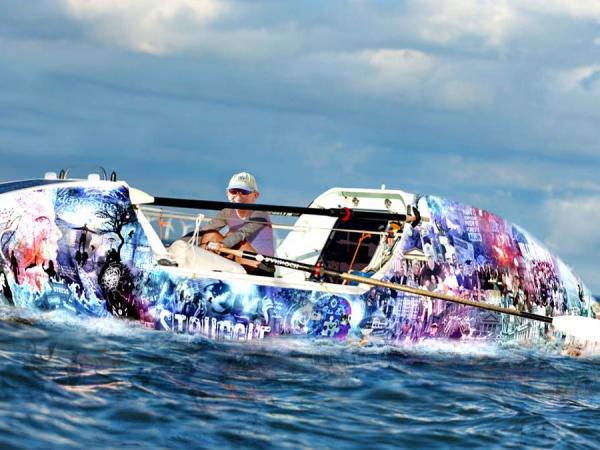 Bernie Hollywood trains for Atlantic Ocean race